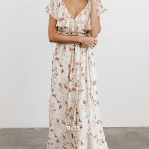 Katya ruffle maxi dress